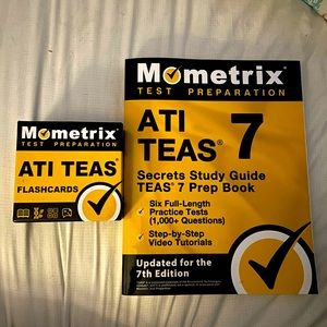 Mometrix ATI TEAS 7 Study book and flash cards